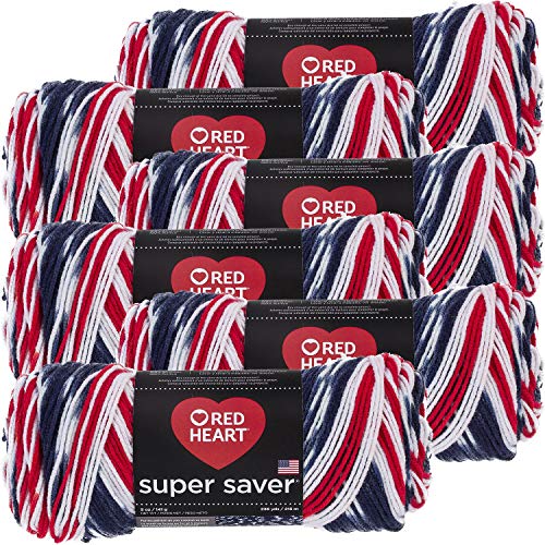 Red Heart Americana Super Saver Garn, 6 Stück