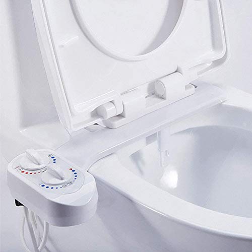 W&HH Bidet, Nicht Elektrisch Bidet Toilettenaufsatz, Einfach Unter Dem Klodeckel Installieren Funktioniert Ohne Strom