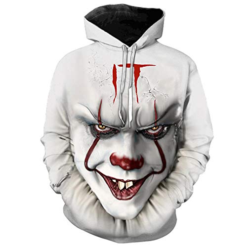 Amerian It Horrorfilm Hoodie Kapitel 2 3D-Druck Sweatshirt Männer S Casual Sweatshirt It Chucky Pennywise Cosplay Sweatshirt-A3_S