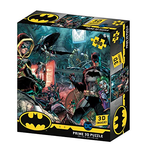 DC Comic 32573 Batman and Robin Puzzle mit 3D-Effekt, Mehrfarbig