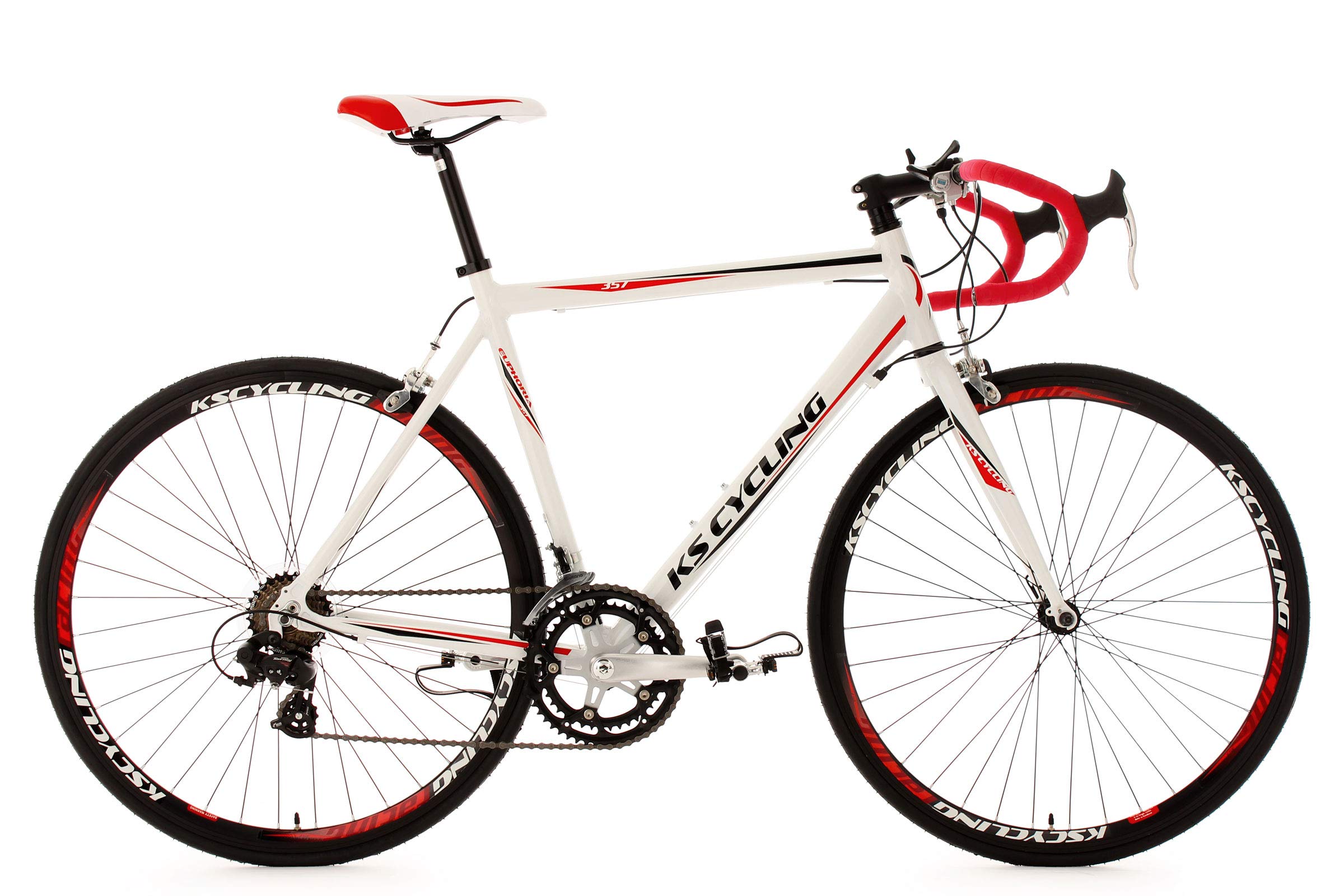 KS Cycling Rennrad 28'' Euphoria weiß Alu-Rahmen RH 58 cm