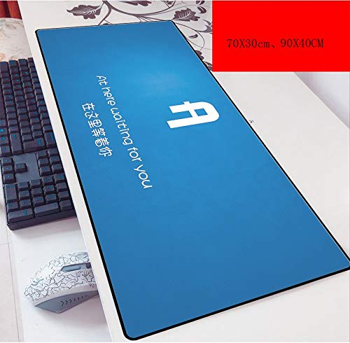 Mauspad Large Blaue Xxl Mauspad Matte Geschwindigkeit Große Waschbare Gaming Rubber Mousepad Büro Tastatur Pad Pc Und Laptop 700X300X3Mm