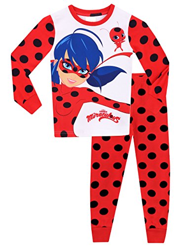 Miraculous Ladybug Mädchen Ladybug Schlafanzug - Slim Fit - 128