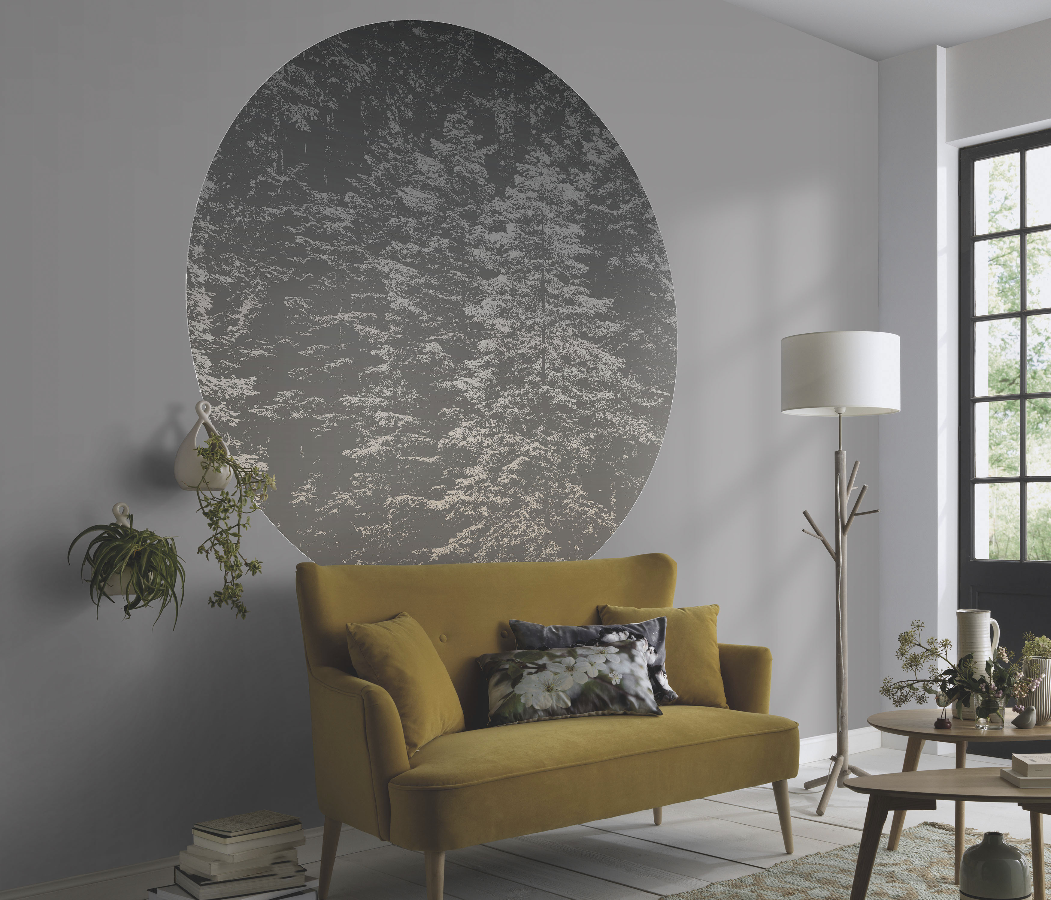 Fashion for walls Fototapete "Hazy Pines", floral-gepflegt