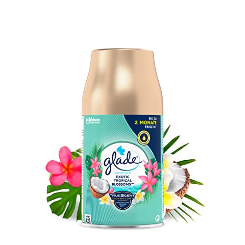 Glade (Brise) Automatic Spray Nachfüller für Lufterfrischer Gerät, Exotic Tropical Blossom, 4x269 ml