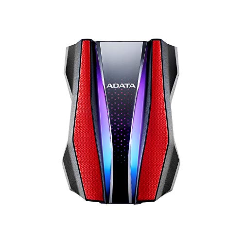 ADATA 1TB Pro EXT. Hard Drive. Red USB 3.2 Gen 1 HD770G, AHD770G-1TU32G1-CRD (USB 3.2 Gen 1 HD770G DashDrive MOQ20)