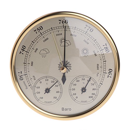 VAILANG Wand-Haushalts-Barometer-Thermometer-Hygrometer-Wetterstation-Hängen