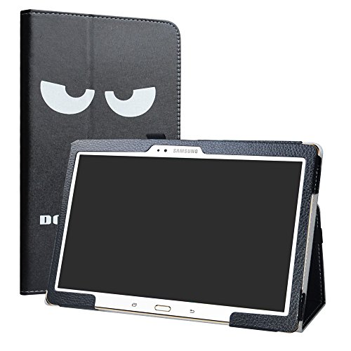 LiuShan Schutzhülle für Samsung Galaxy Tab S, 10,5 Zoll (26,7 cm), PU-Leder, schmal, klappbar, mit Standfunktion