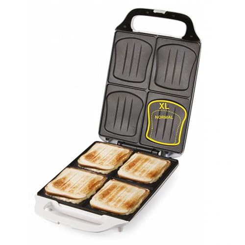 Domo xxl familien-sandwich-toaster do9064c 4er sandwichmaker muschelform
