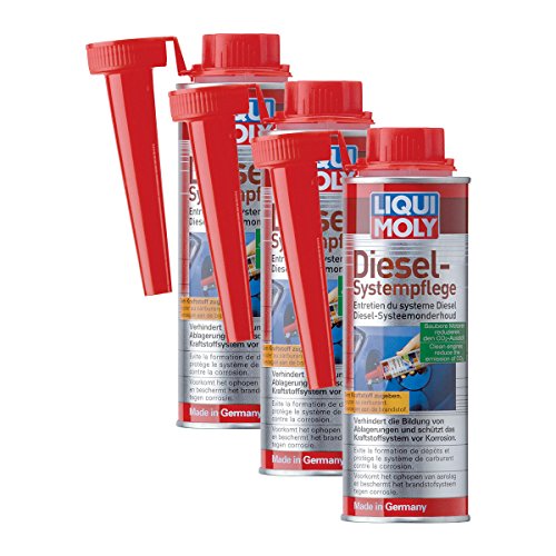 3x LIQUI MOLY 5139 Systempflege Diesel Motor Reiniger Pflege Kraftstoff Additiv