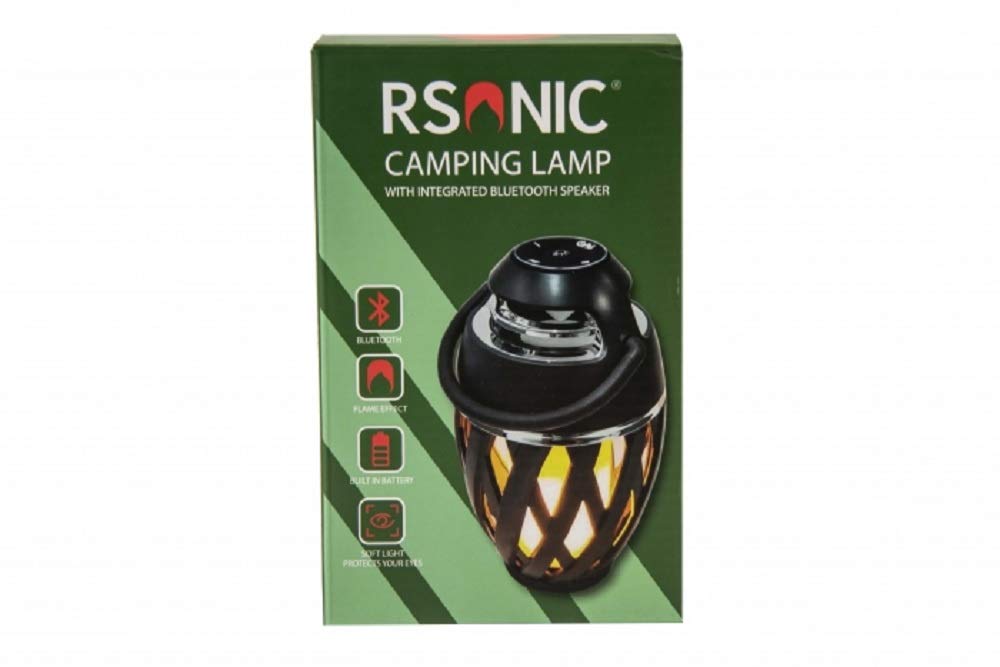 RSonic Camping Lampe mit intergriertem Bluetooth Lautsprecher