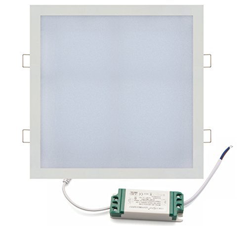 24w Slim Flach LED Panel weiss Einbaustrahler Unterputz Einbauleuchte Einbaulampe Deckenleuchte Deckenlampe Lampe Eckig 30x300 cm Warmweiss