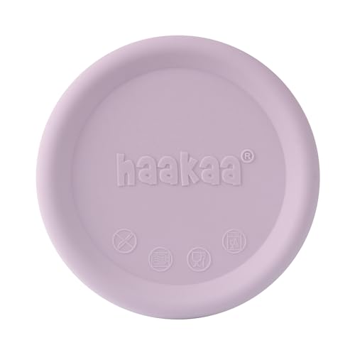Haakaa Deckel für Milchpumpe, Silikondeckel, passend für alle haakaa Milchpumpen, Generation 1/2/3, auslaufsicher, staubdicht, Lavendel