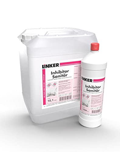 Linker Chemie Inhibitor Sanitär Bad Reiniger 10,1 Liter Kanister ohne Flasche | Reiniger | Hygiene | Reinigungsmittel | Reinigungschemie |