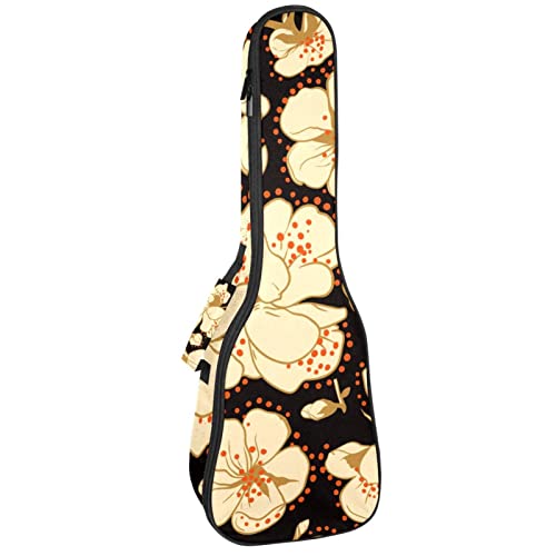Ukulele Koffer Japanische Kirsche Ukulele Tasche 23 Zoll 10Mm Gepolsterte Für Sopran Tenor Konzert Ukulelen
