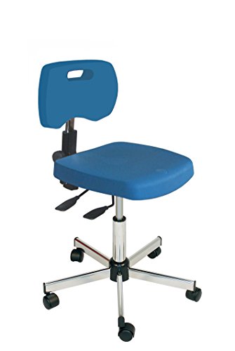 Kango 7NG40GBLR00512 Asynchronous Chair, Chrome 5-Branch Reinforced Base with Heavy-Duty Nylon Casters