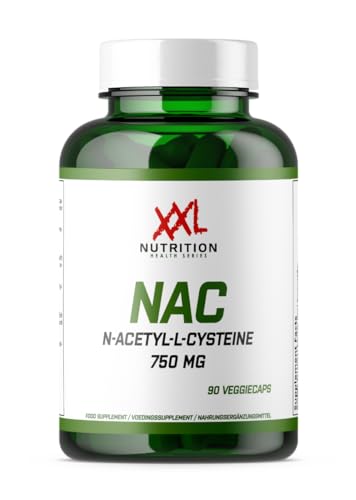 XXL Nutrition - NAC (N-Acetyl L-Cysteine) - 750mg - 90 vegggiekapseln