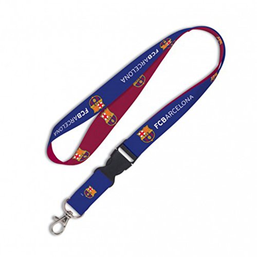 FC Barcelona WinCraft Sports Two Toned Dark Red Blue Buckle Lanyard