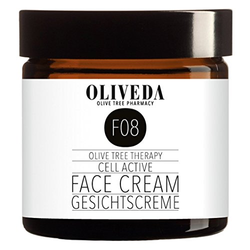 Oliveda F08 - Gesichtscreme Cell Active + Sheabutter für die anspruchsvolle Haut | Tagescreme + hohe Wirkstoffkonzentration + verlängert die Lebensdauer der Zellen | mit organischen Inhaltsstoffen - 50 ml