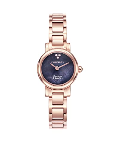 Viceroy Damen Analog Quarz Uhr mit Edelstahl Armband 461078-50