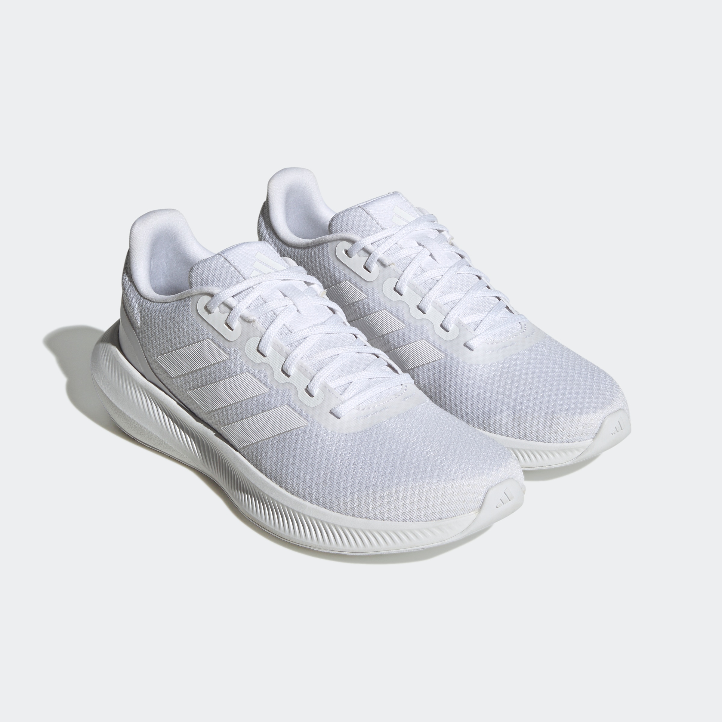 adidas Herren RUNFALCON 3.0 Sneaker, FTWR White/FTWR White/core Black, 43 1/3 EU
