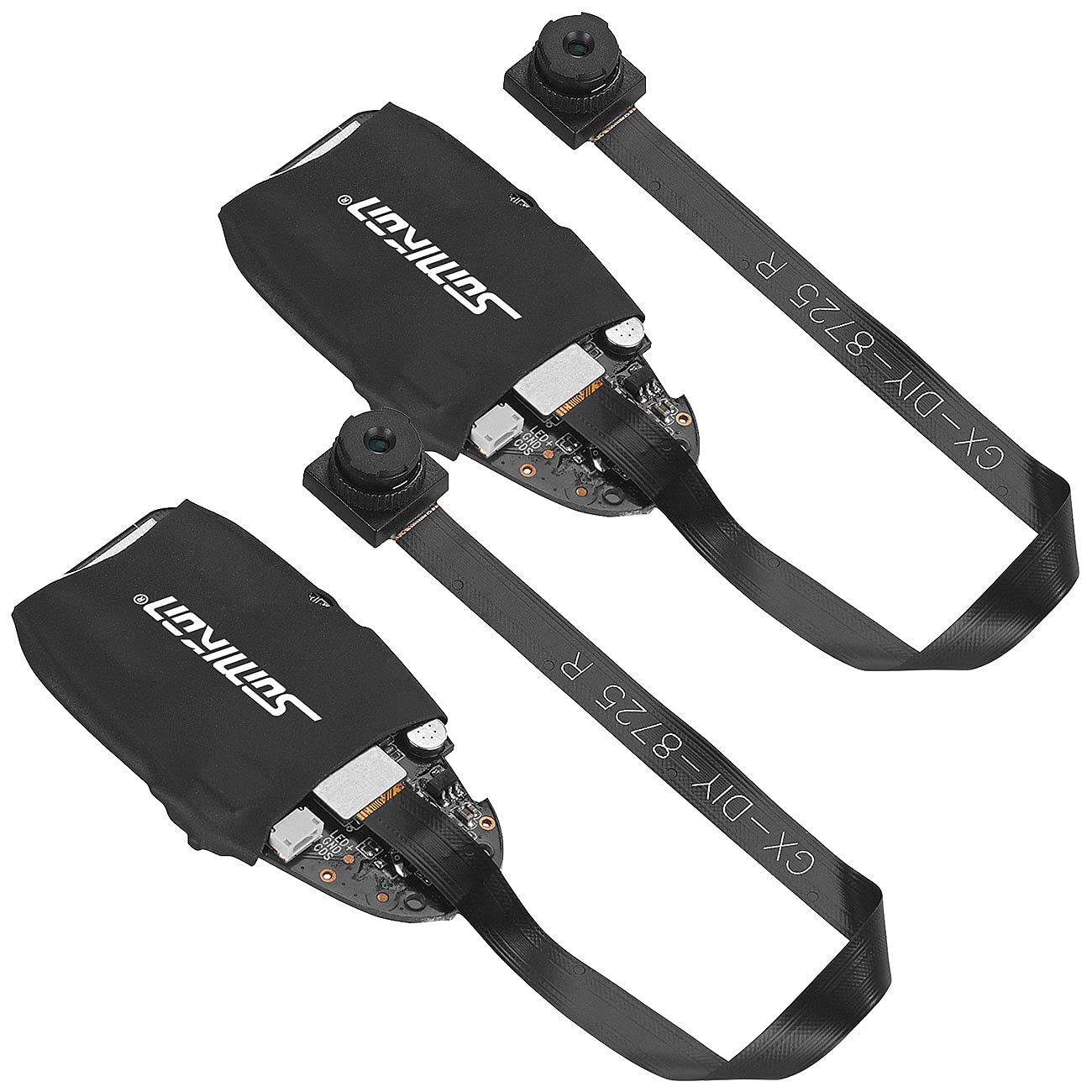 Somikon Micro Cam: 2er-Set Full-HD-Micro-Einbau-Kameras mit Akku und 65°-Bildwinkel (Spy Kamera, Knopf-Kamera, Modelleisenbahn)