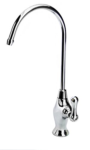 Deluxe Long Reach Ceramic Valve Quarter Turn Tap. Classic European Style. Fits all Water Filter Systems & Reverse Osmosis Systems by FINERFILTERS