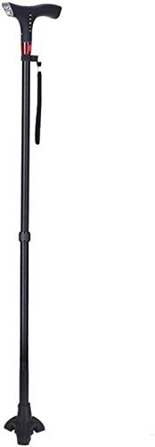 Gehrahmen Rollatoren Alte Spazierstock, Teleskop Adjustable Spazierstock Tragbare Tragbare Männliche und weibliche Ältere Walker leichtgewichtrollator faltbar (Color : Three Feet, Size : 64-97cm)