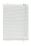 GARDINIA Alu-Jalousie, Sichtschutz, Lichtschutz, Blendschutz, Wand- und Deckenmontage, Aluminium-Jalousie, Weiß, 90 x 175 cm (BxH)