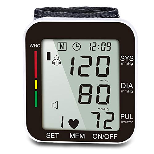 Elektronisches Blutdruckmessgerät, Automatisches Handgelenk-Blutdruckmessgerät,Schwarz