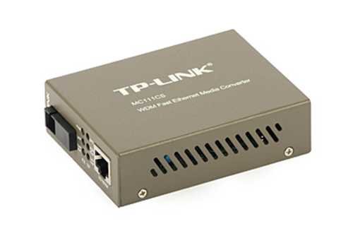 LWL Media Converter TP-LINK MC111CS - 100 Mb/s, Singlemode, SC bis 20 km
