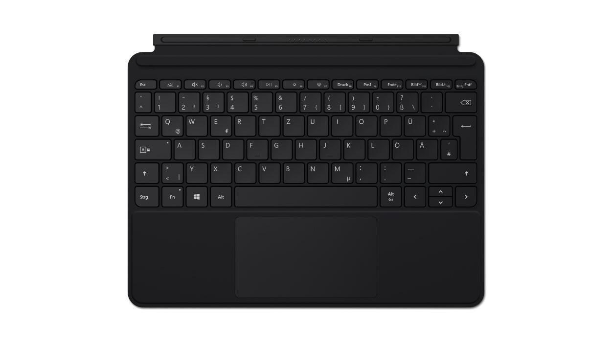 Microsoft Surface Go Type Cover Tastatur mit Trackpad Schwarz