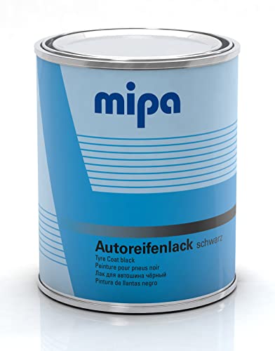 Mipa - Autoreifenlack schwarz (1 Liter)