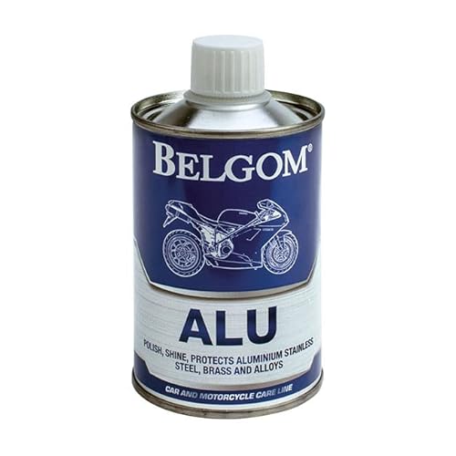 Belgom Alu Aluminium Politur 250ml + Poliertuch Gratis Motorrad Auto
