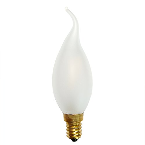 NCC-Licht LED Filament Windstoß Kerze 4W = 40W E14 MATT Glühbirne warmweiß 2700K (10 Stück)