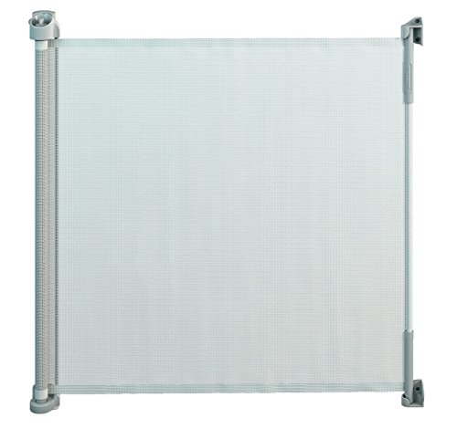 Gaterol Active Lite Ausziehbares Treppenschutzgitter und Türschutzgitter Rollo bis 140 cm, Weiß