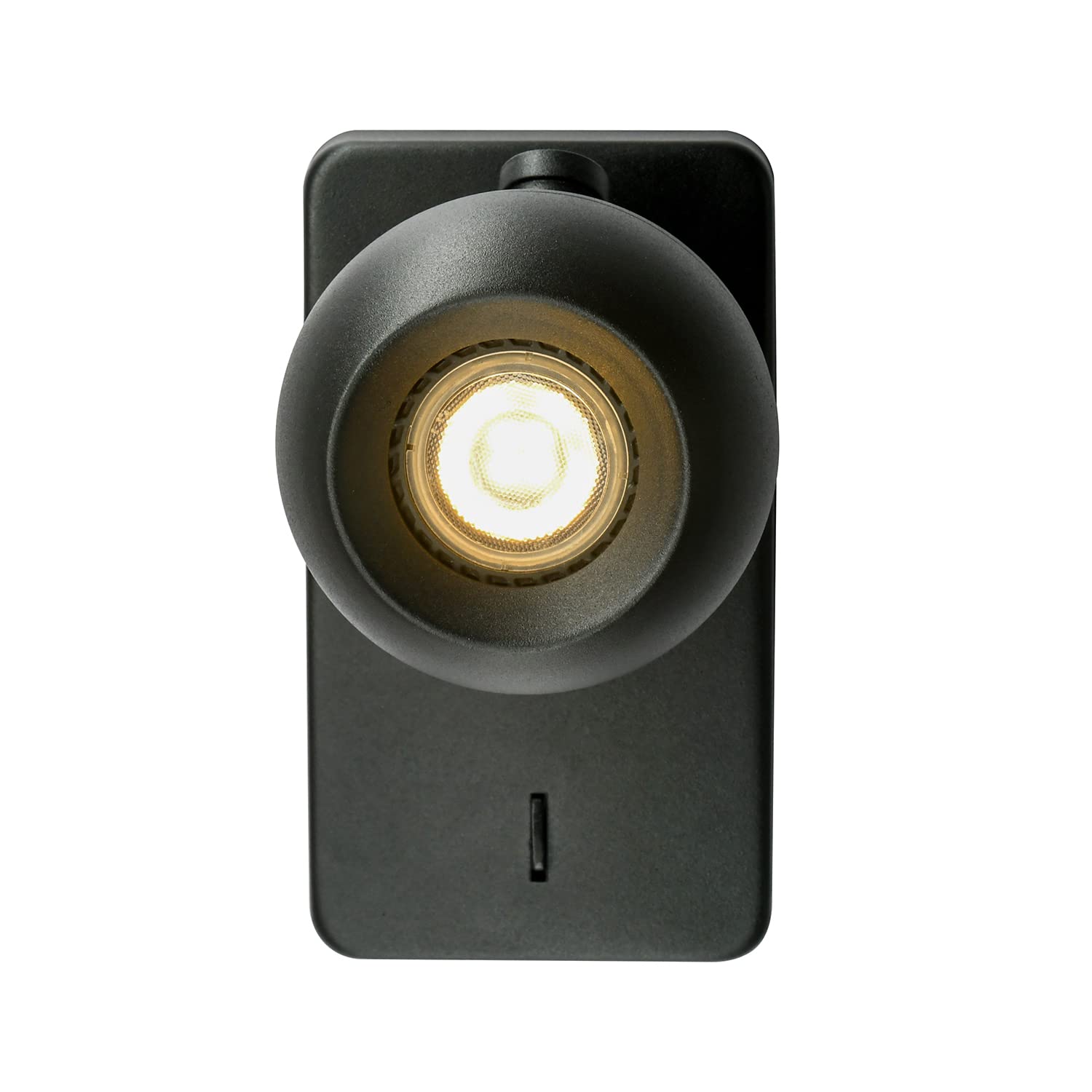 Topmo-plus wandlampe bett led wandleseleuchte wandstrahler mit Schalter innen leselicht schwarz schwenkbare nachttischlampe wandmontage schlafzimmer 5W dimmbare LED glühbirne