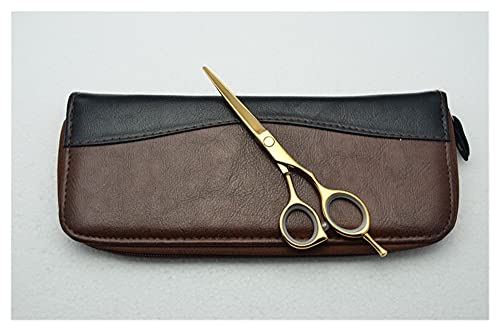 Haarschneidscheren 5,5-Zoll-Friseurschere, professionelle Friseurschere, dünnerte Schere, Friseurschere (Color : Cutting Add Case)