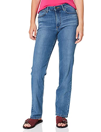 Wrangler Damen HIGH Rise Straight Jeans, Rocky, 26W / 32L