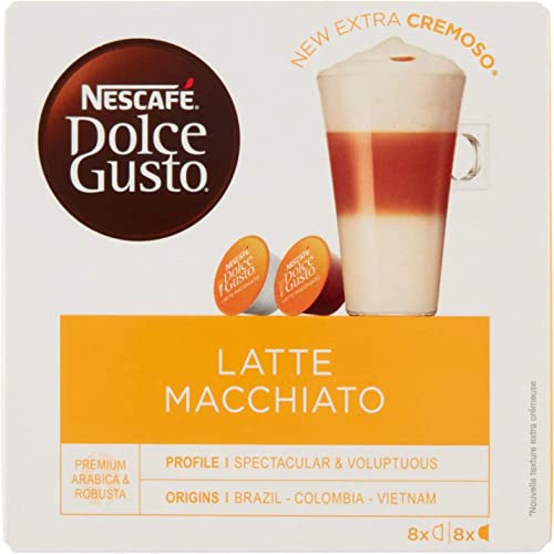 Nescafè(R) Capsule Original-Getränke Dolce Gusto Latte Macchiato Caramel - 96 Kapseln