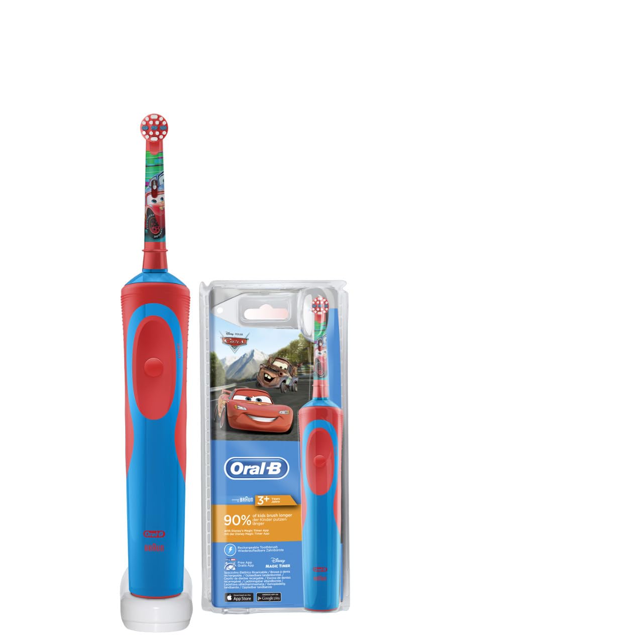 Oral-B Kids Elektrische Zahnbürste mit Cars Figuren