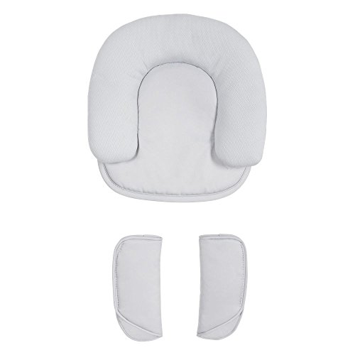 Maclaren Headhugger & Shoulder Pads Set - Perfekt für kleinere und neugeborene Babys. Bieten Sie Ihrem Baby maximale Kopfstütze und maximalen Komfort. Erhältlich in silber