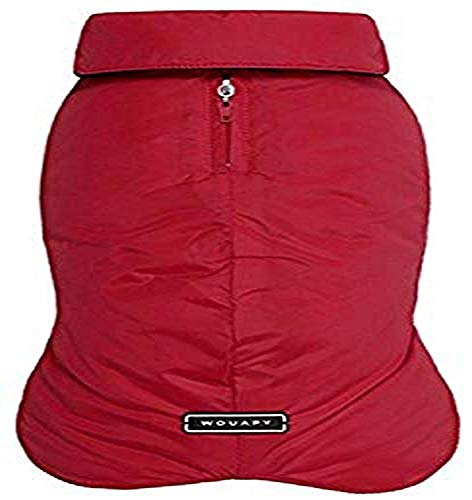 Wouapy 90071 Raincoat for Dogs, Eco Red, X-Large