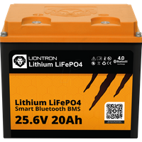 LIO 2420LX - Lithium-Akku, LiFePO4, 25,6 V, 20 Ah, BT BMS