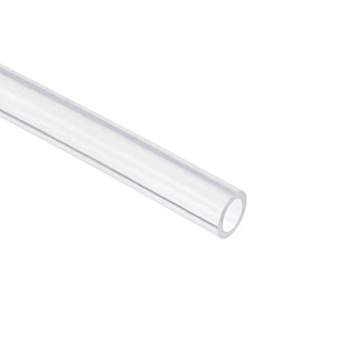 Silikonschlauch 1/4 Zoll (6mm) DI x 3/8 Zoll (9mm) OD 16pi 5m Silikonschlauch Schlauch für Pumpenübertragungsschlauch transparent