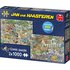 Jumbo 19001 - Jan van Haasteren - Der Sturm und Die Safari Puzzle, 2 x 1000 Teile