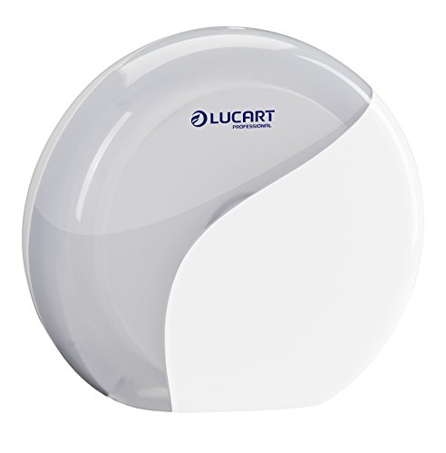 Lucart Professional Putzrollen 892322 Gerät-Spender Toilettenpapier, Mini Jumbo, weiß (1-er Pack)