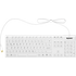KEYSONIC 28063 - Tastatur, USB, Silikon, IP68, weiß