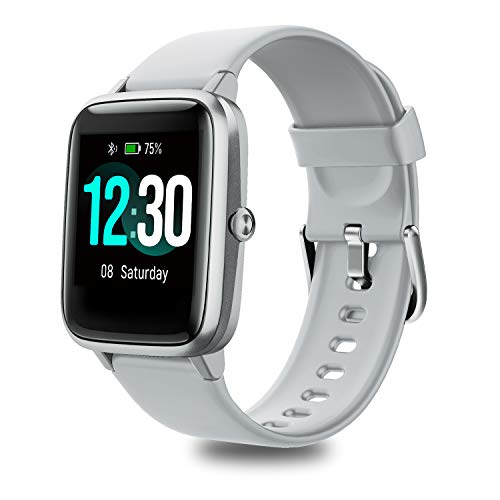 Smartwatch, Fitness Tracker Uhr 1.3" HD Voll Touchscreen, Damen Herren Uhren Watch für Android IOS, IP68 Fitness Uhr mit Pulsmesser Schlafmonitor Stoppuhr Musiksteuerung, Sportuhr Aktivitätstracker
