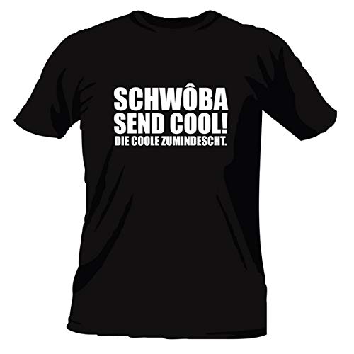 Dodokay T-Shirt Schwoba Send cool. schwarz, Bedruckt, 100% Baumwolle.